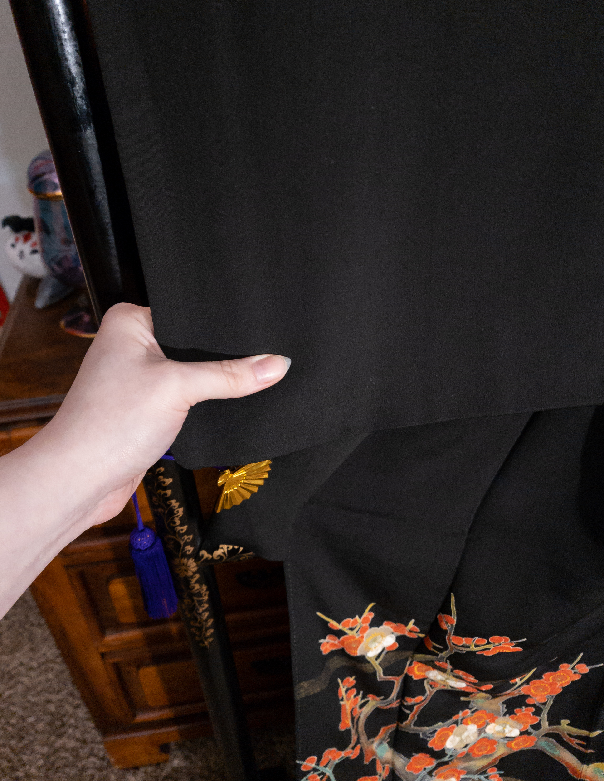 Post World War II Kimono Brutality: Kurotomesode Edition – Silk